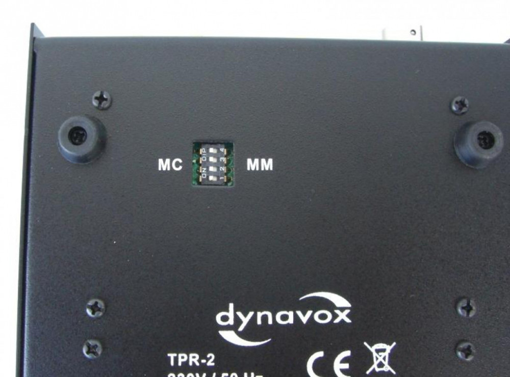 DYNAVOX TPR-43 PHONO MM / MC SILVER NUOVO GARANZIA ITALIA